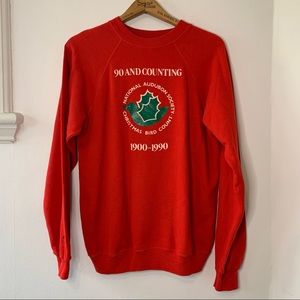 VINTAGE Audubon society crew sweatshirt